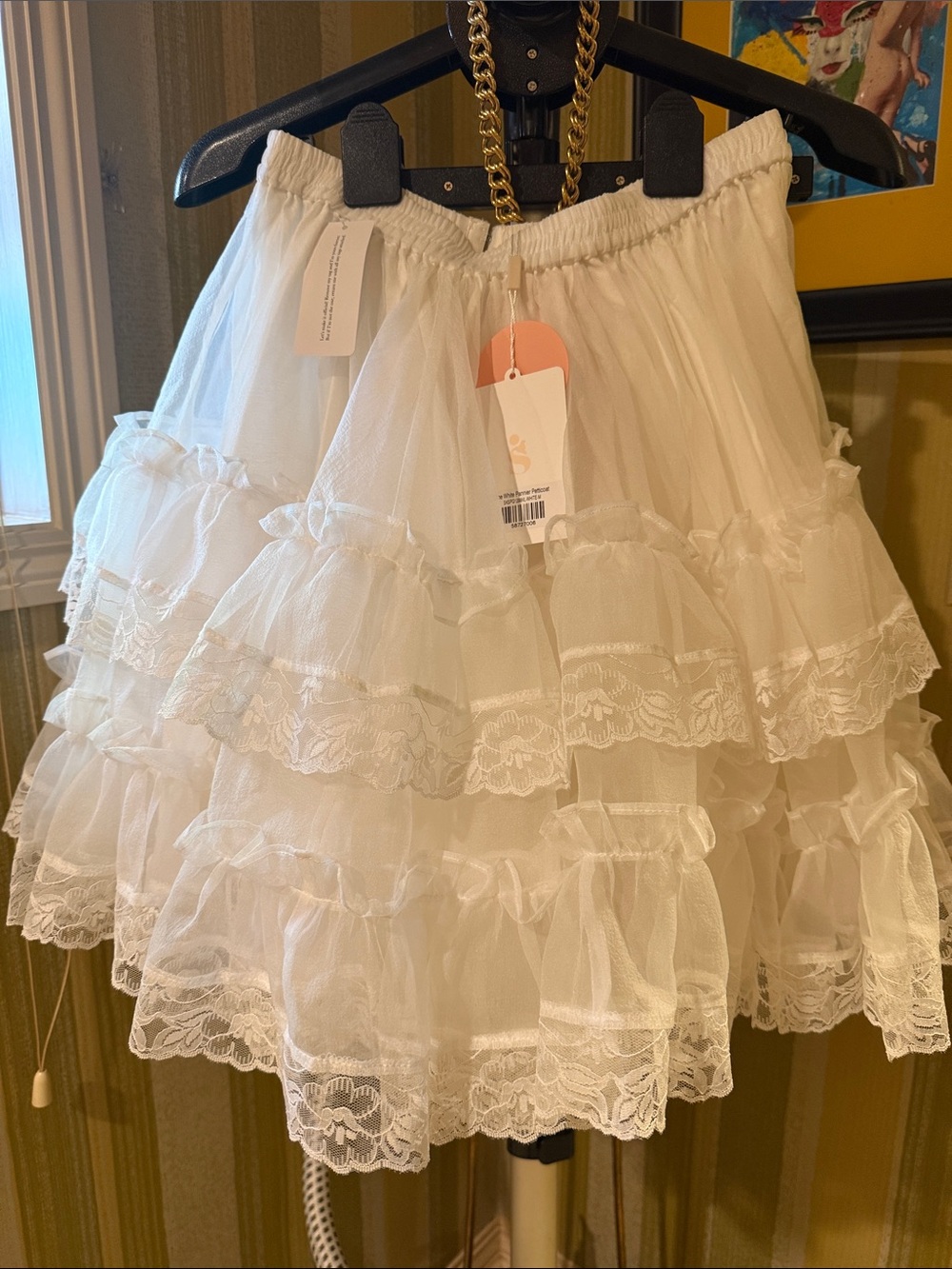 Selkie Rare White Pannier Petticoat